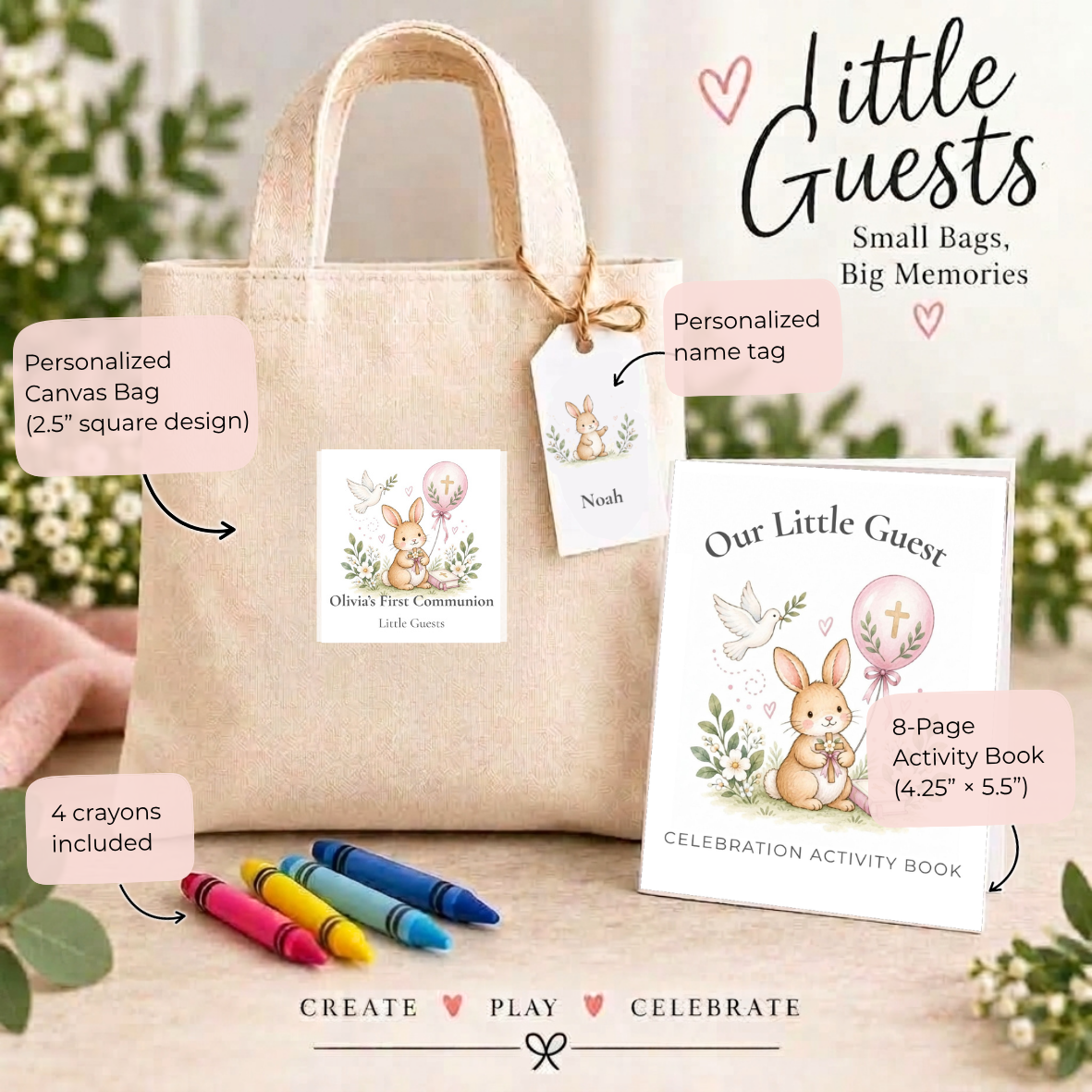 Personalized Christian Activity Kits for Kids | Little Guests