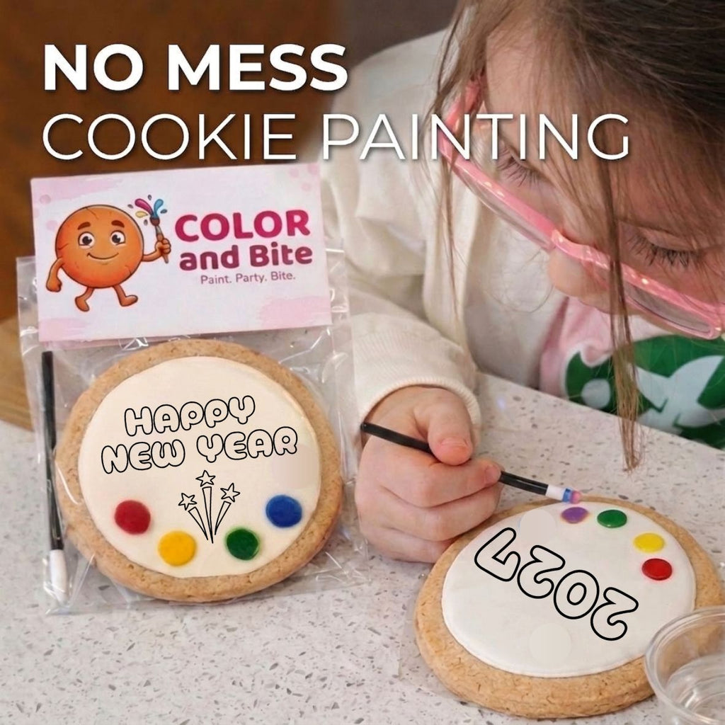 New Year Paint Your Own Cookie Kit