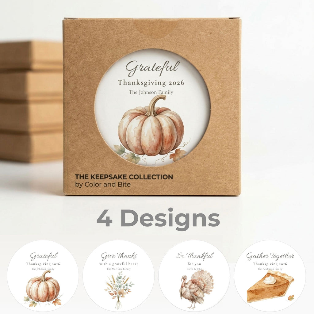 Personalized Thanksgiving Cookie Favors | The Keepsake Collection