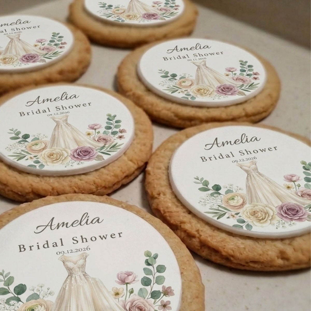 Personalized Bridal Shower Cookie Favors | The Keepsake Collection
