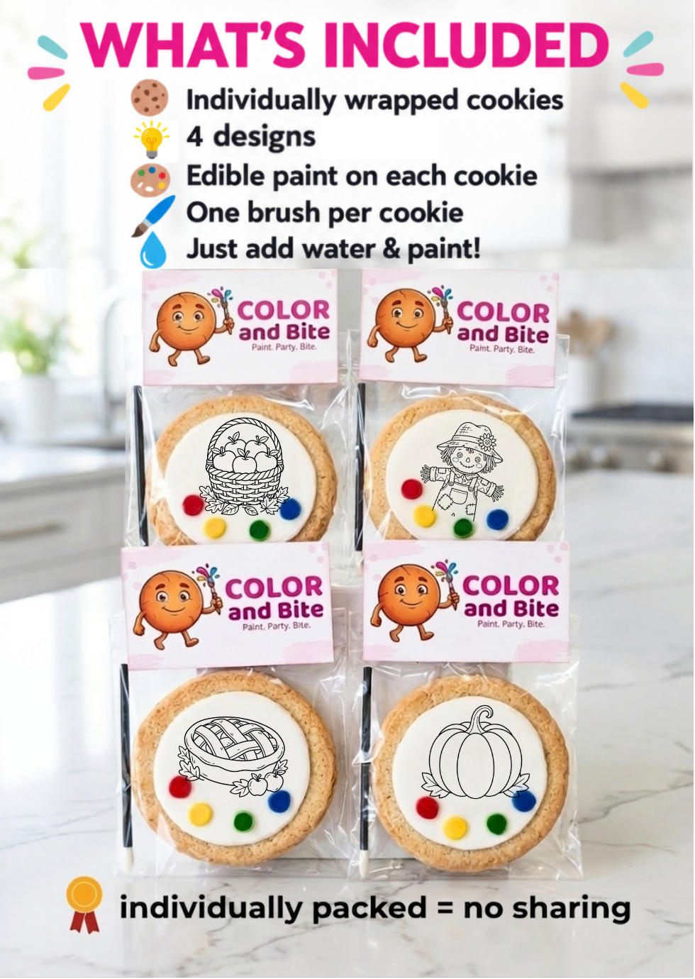Fall Paint Your Own Cookie Kit