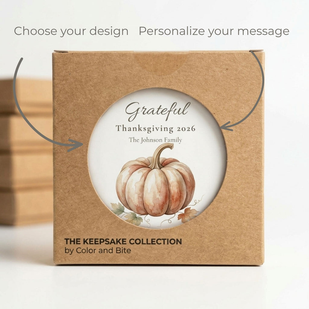 Personalized Thanksgiving Cookie Favors | The Keepsake Collection