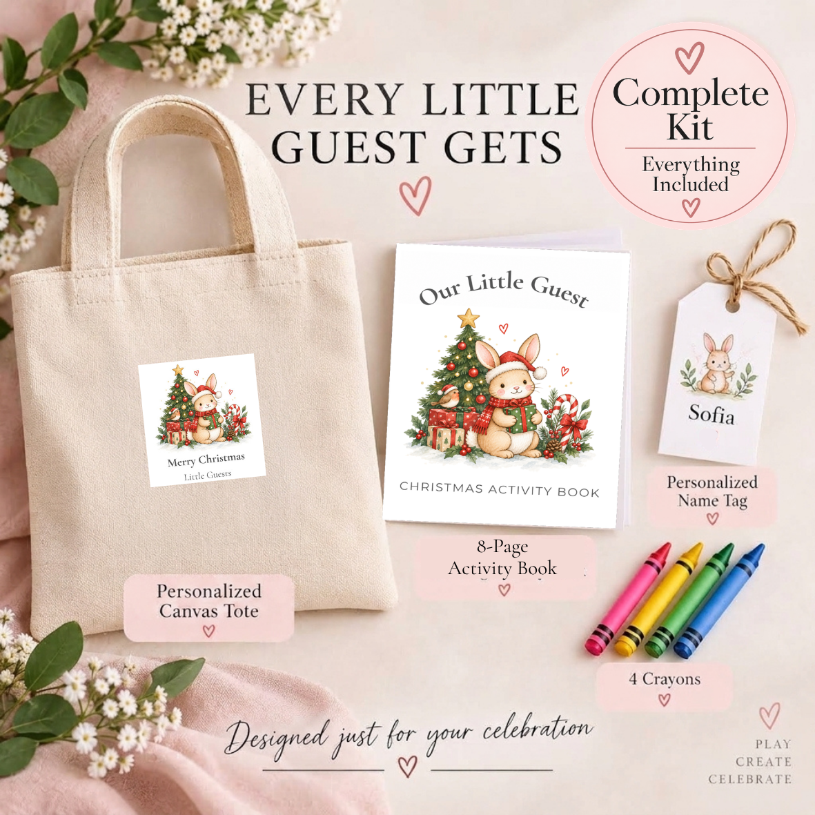 Christmas Activity Kits for Kids | Little Guests