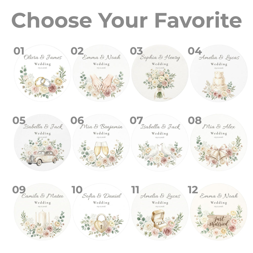 Personalized Wedding Cookie Favors | The Keepsake Collection