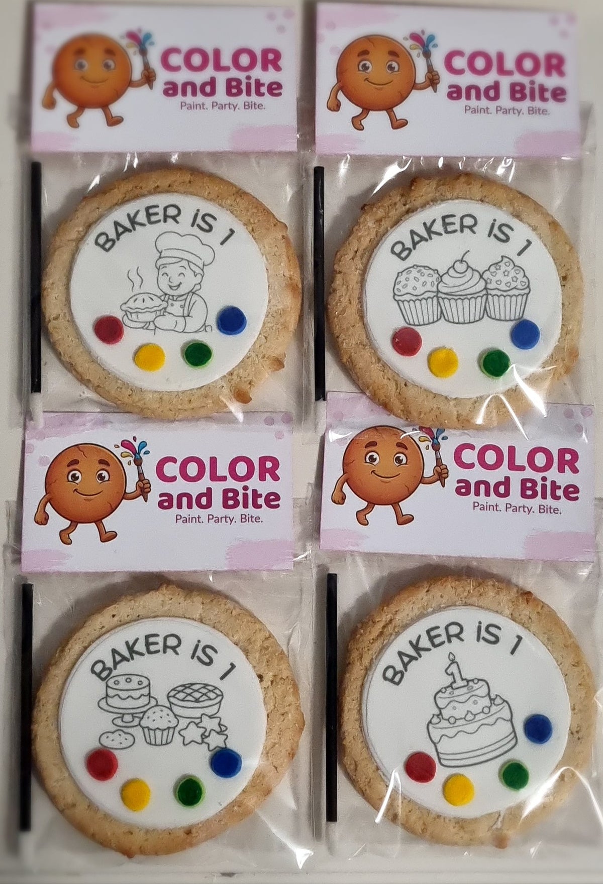 Unicorn Paint Your Own Cookie Kit