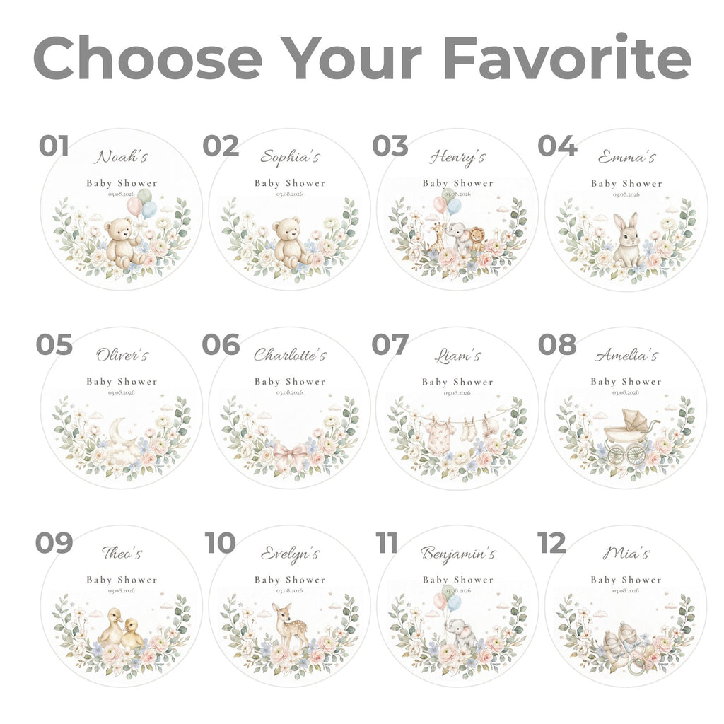 Personalized Baby Shower Cookie Favors | The Keepsake Collection