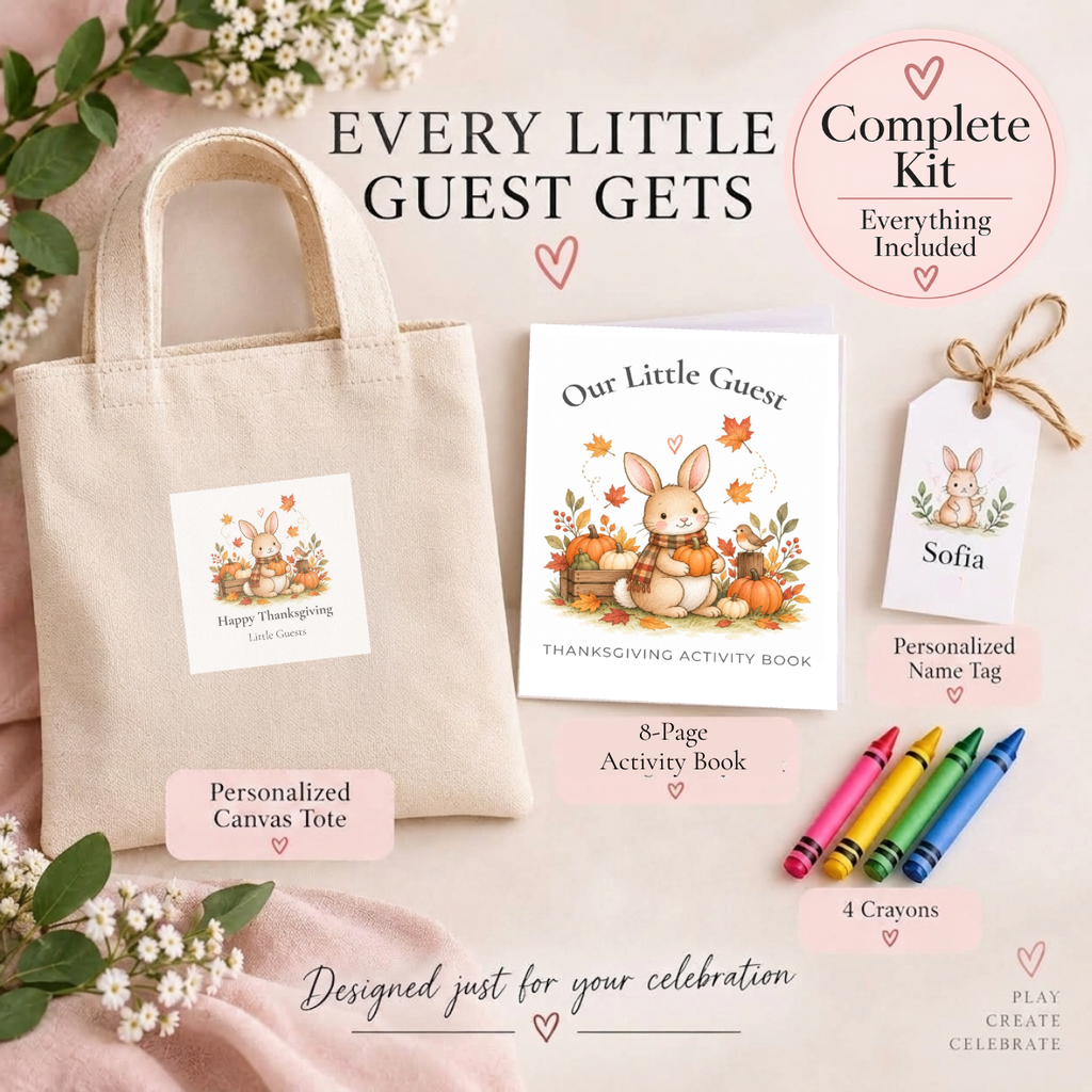 Thanksgiving Activity Kits for Kids | Little Guests