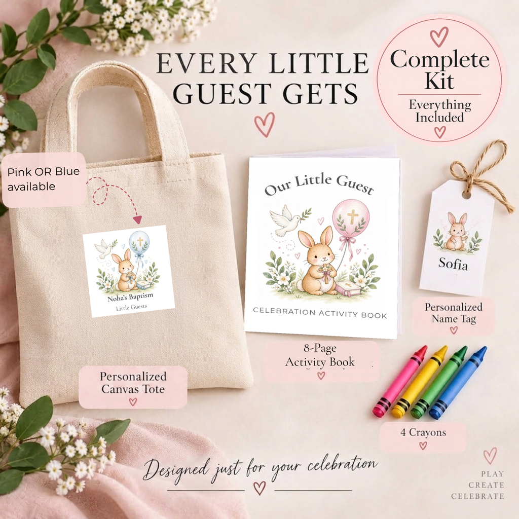 Personalized Christian Activity Kits for Kids | Little Guests