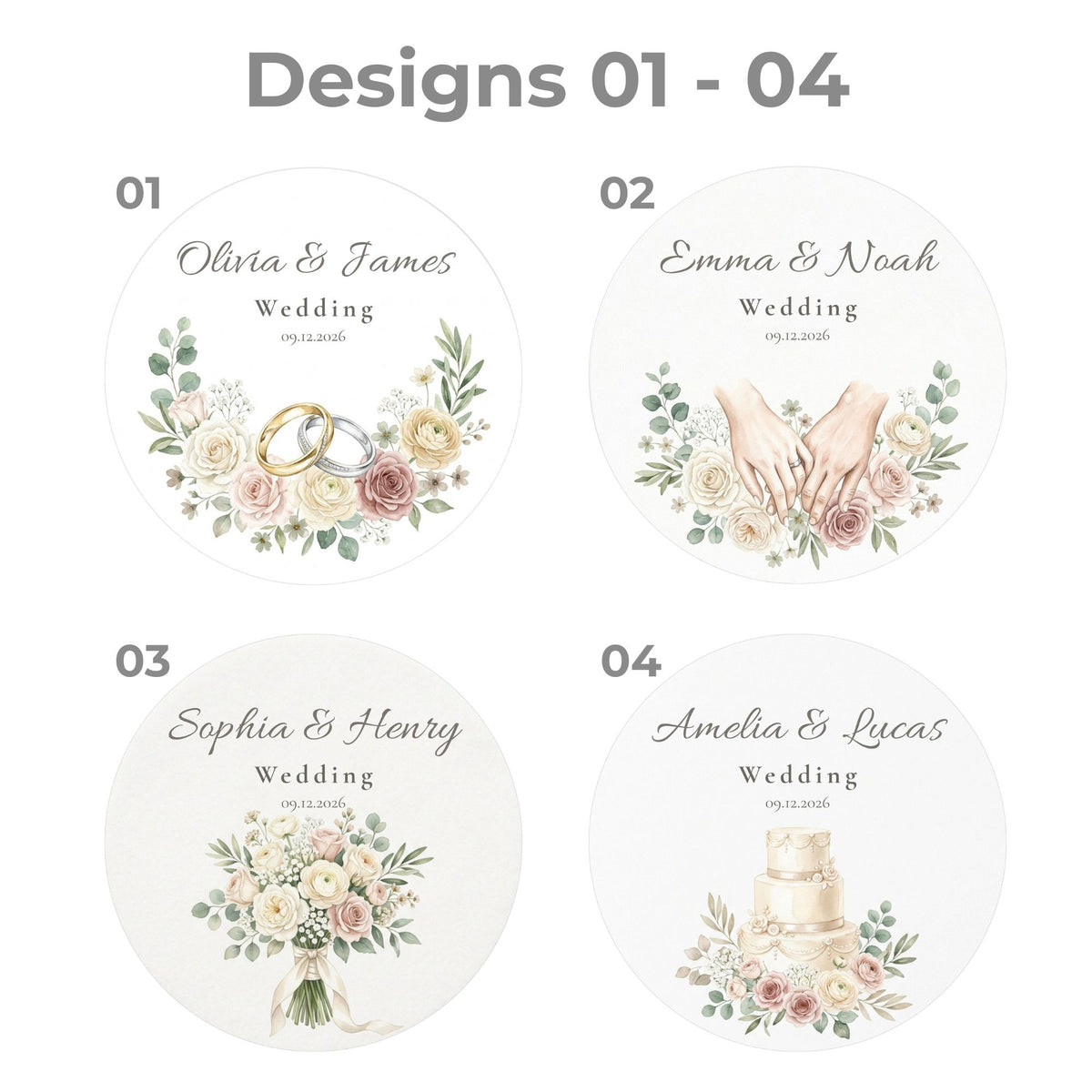 Personalized Wedding Cookie Favors | The Keepsake Collection