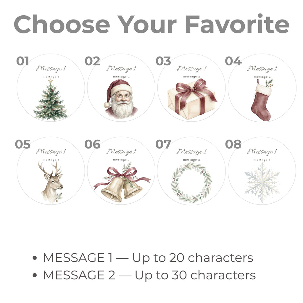 Personalized Christmas Cookie Favors | The Keepsake Collection