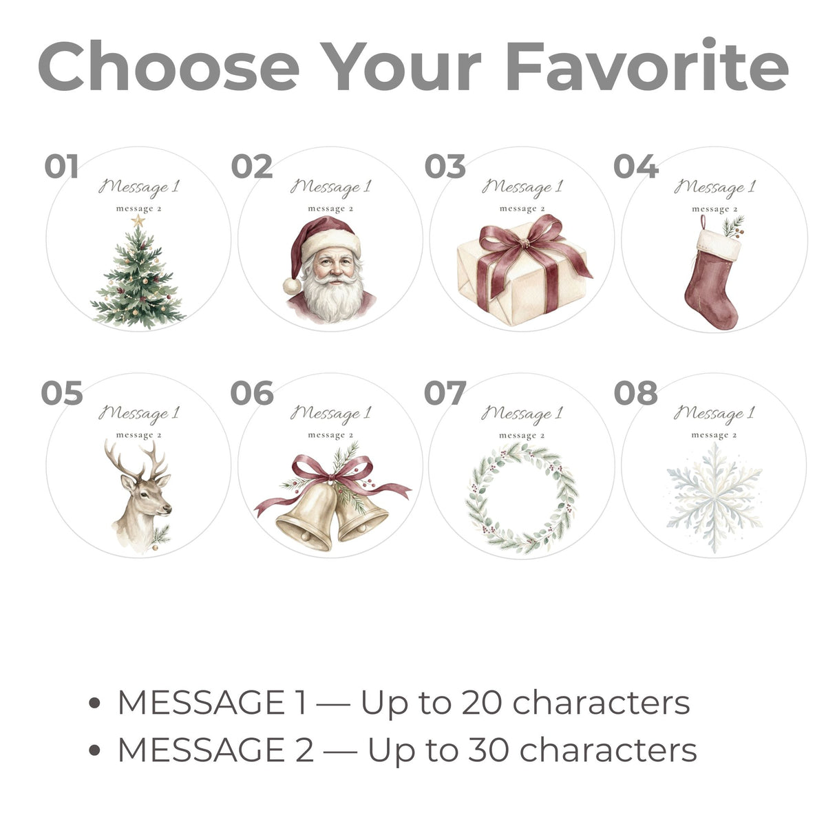 Personalized Christmas Cookie Favors | The Keepsake Collection