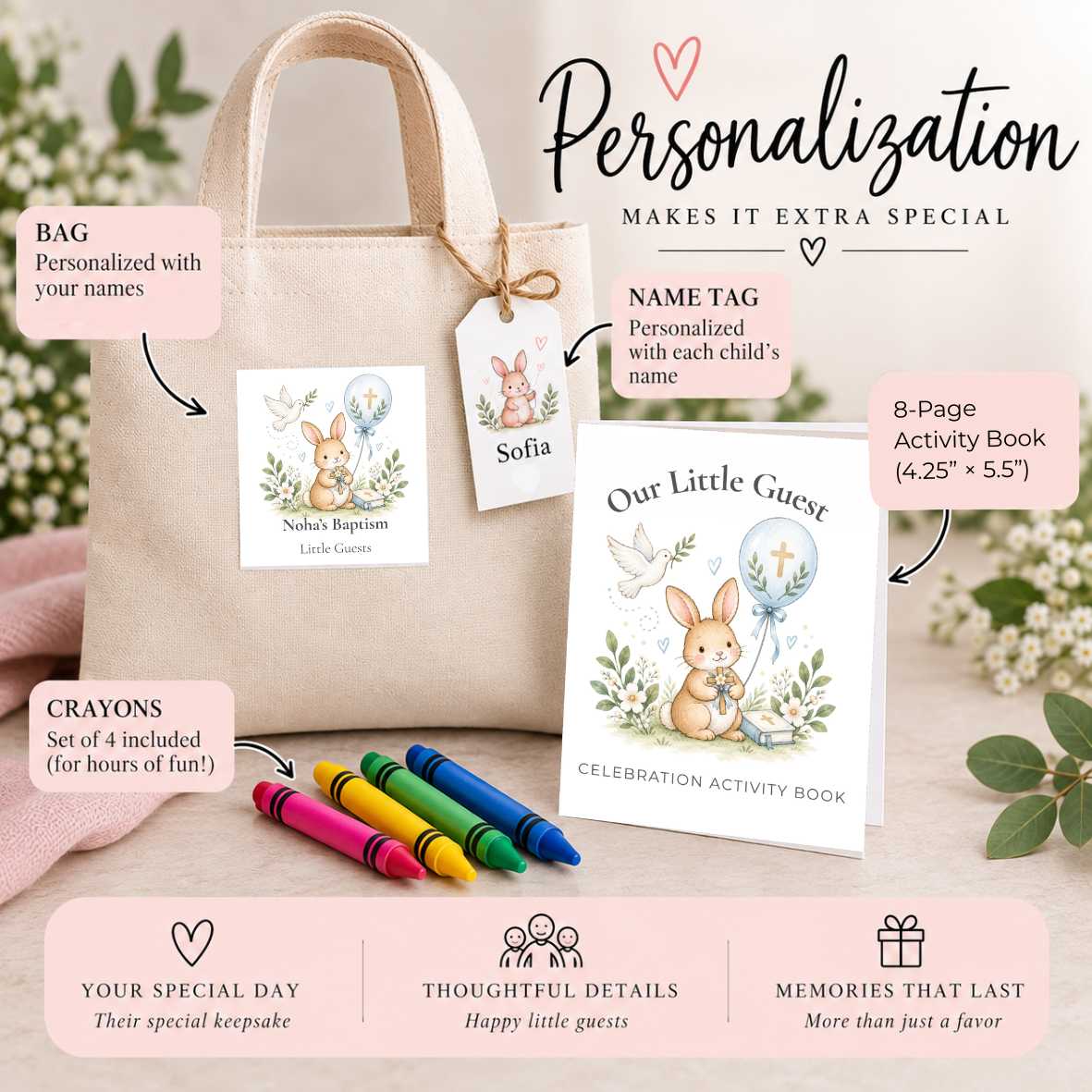 Personalized Christian Activity Kits for Kids | Little Guests