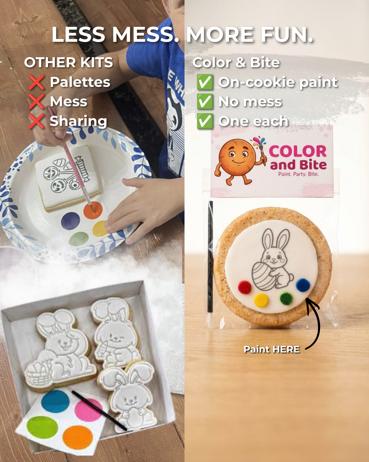 New Year Paint Your Own Cookie Kit