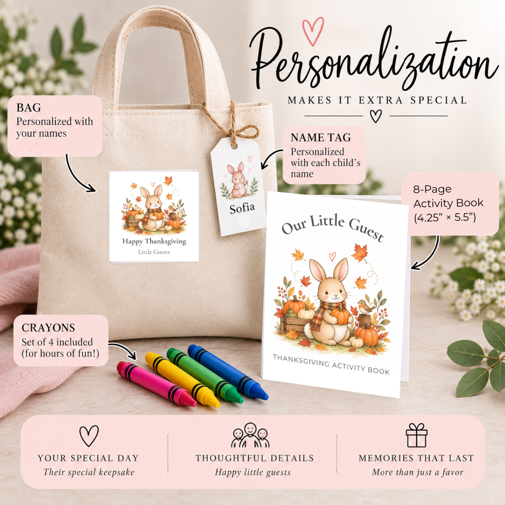 Thanksgiving Activity Kits for Kids | Little Guests