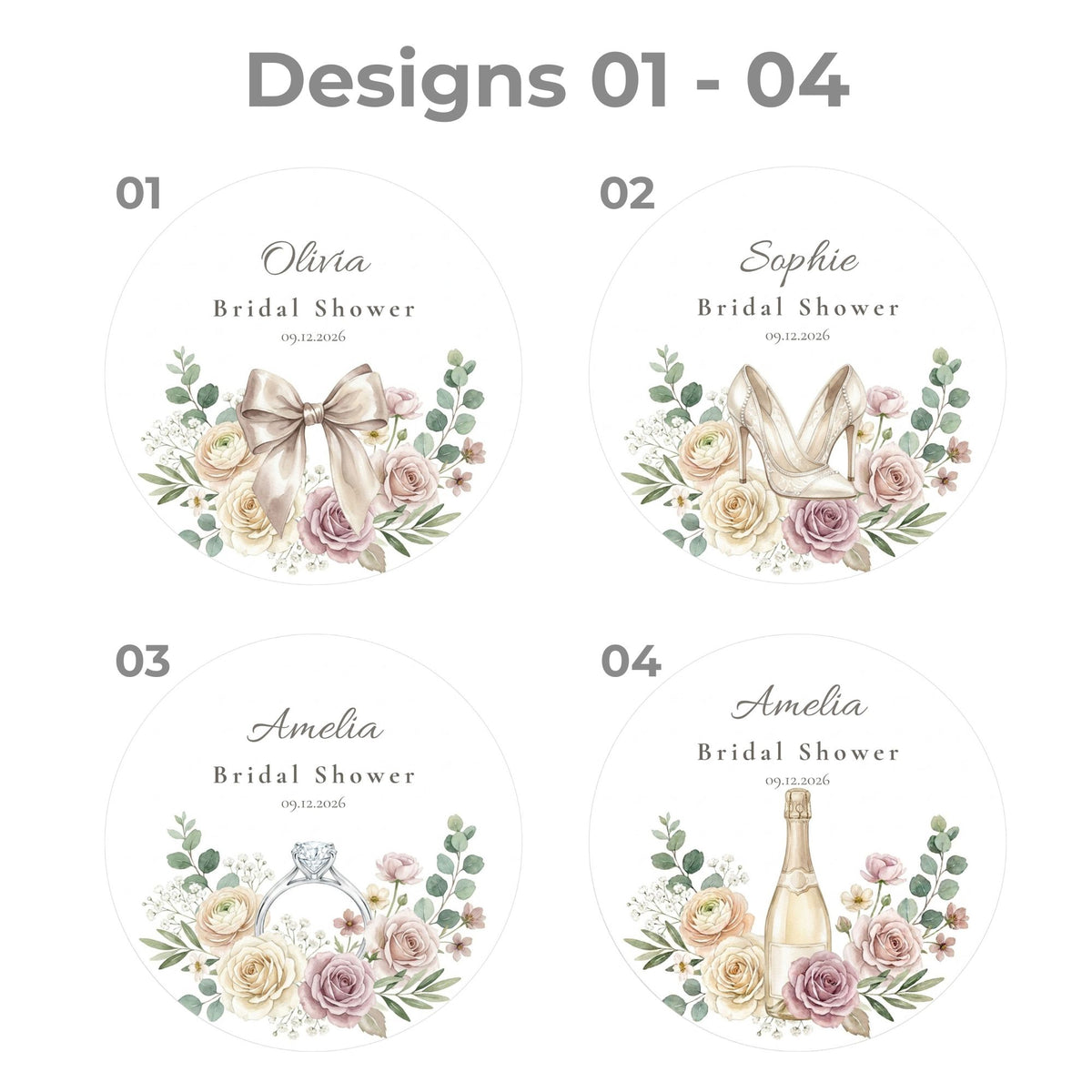 Personalized Bridal Shower Cookie Favors | The Keepsake Collection
