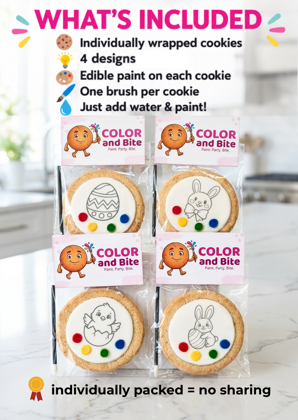 Custom Paint Your Own Cookie Kit