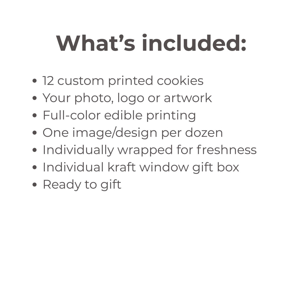 Custom Photo or Logo Cookie Favors | The Keepsake Collection