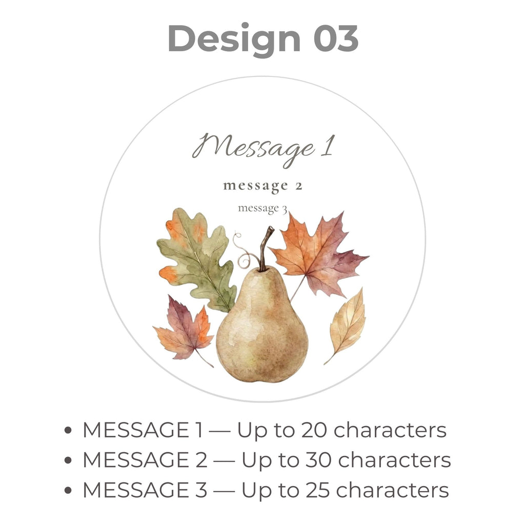 Personalized Fall Cookie Favors | The Keepsake Collection