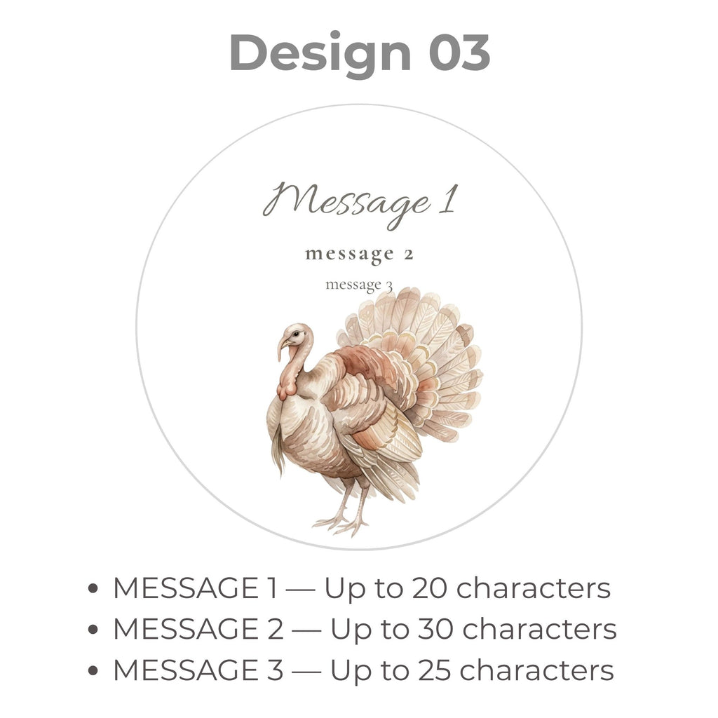 Personalized Thanksgiving Cookie Favors | The Keepsake Collection