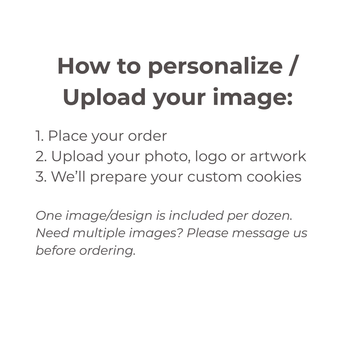 Custom Photo or Logo Cookie Favors | The Keepsake Collection