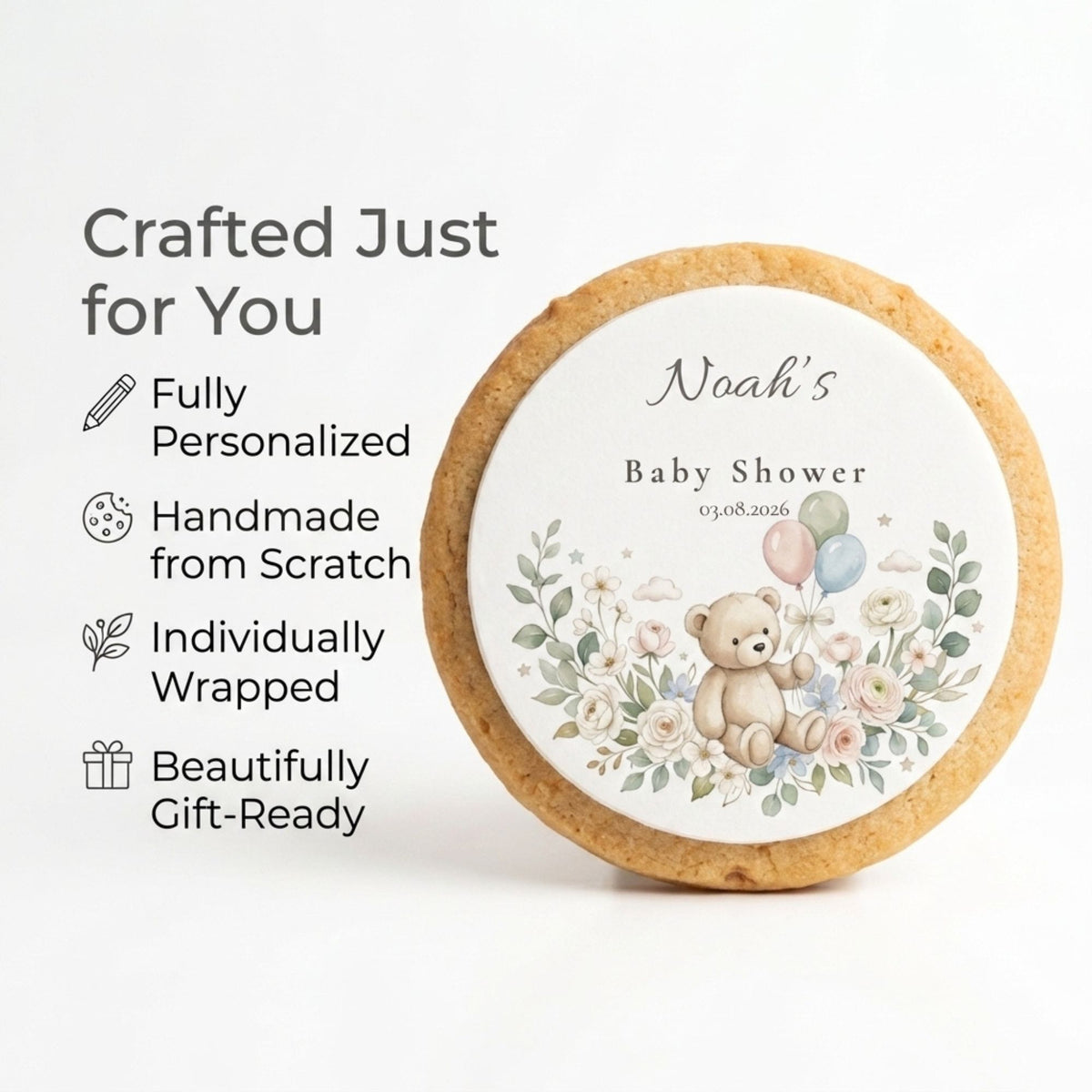 Personalized Baby Shower Cookie Favors | The Keepsake Collection