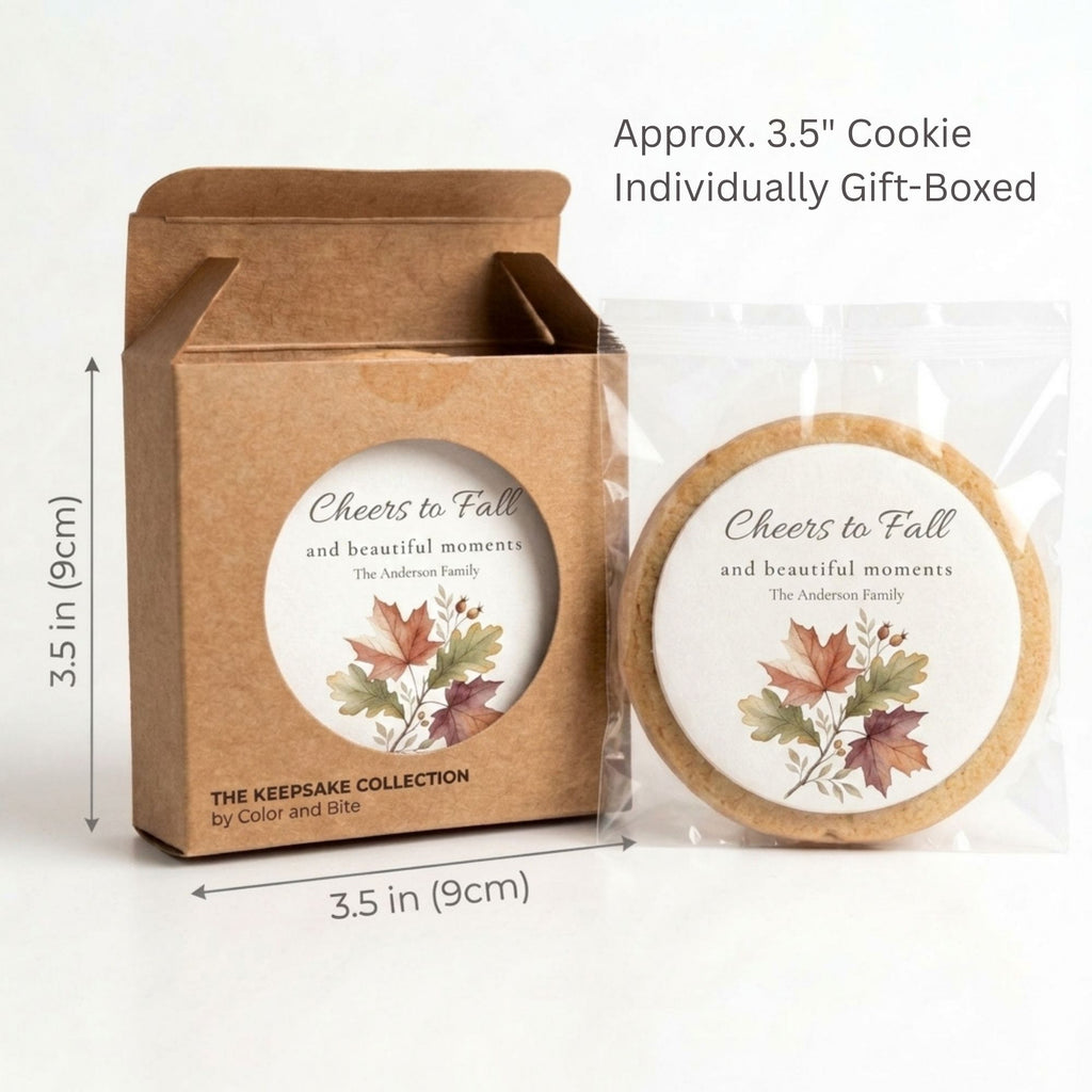 Personalized Fall Cookie Favors | The Keepsake Collection