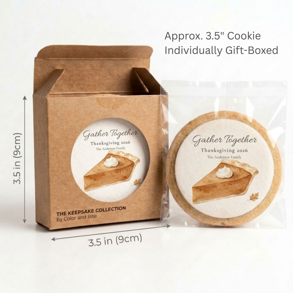 Personalized Thanksgiving Cookie Favors | The Keepsake Collection