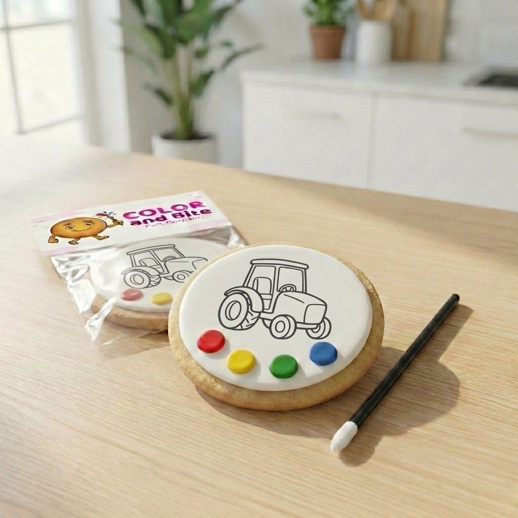 ColorAndBite™ Farm Cookie Painting Party Kit – Party Dozen (12)
