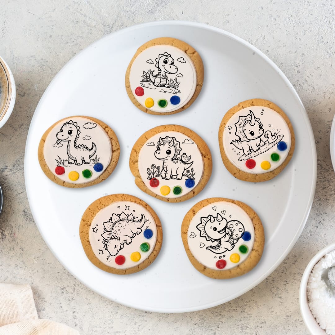 ColorAndBite™ Dino Party Collection – Party Dozen (12)