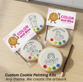 ColorAndBite™ Custom Cookie Painting Party Kit – Party Dozen (12)
